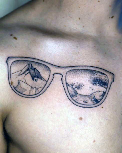 Sunglasses Female Tattoo Designs