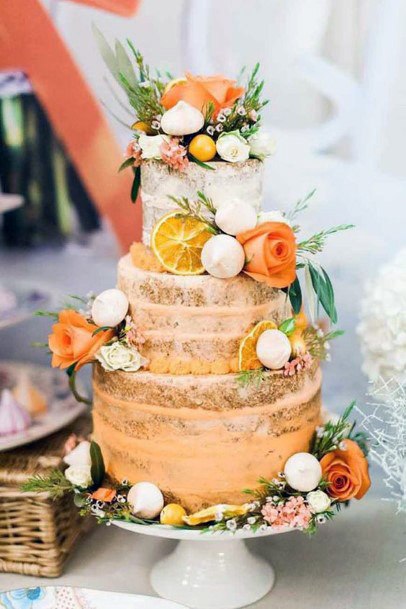 Sunny Womens Wedding 3 Tier Cake