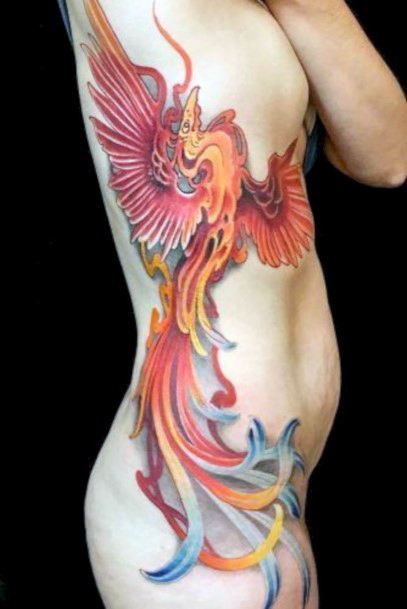 Super Phoenix Tattoo Womens Torso