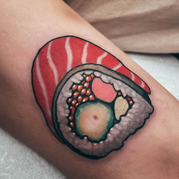 Sushi Tattoo Designs For Girls