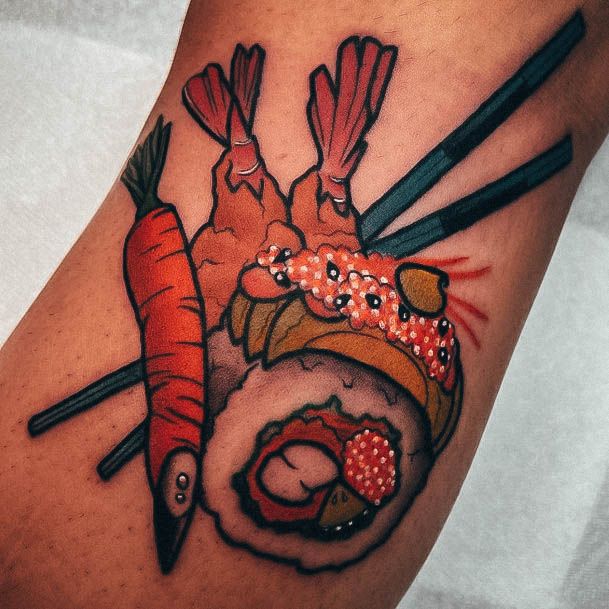 Sushi Tattoo Designs For Women