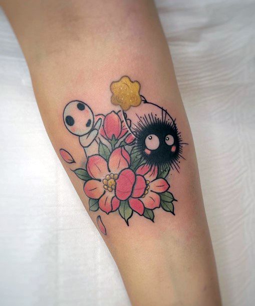 Susuwatari Female Tattoo Designs