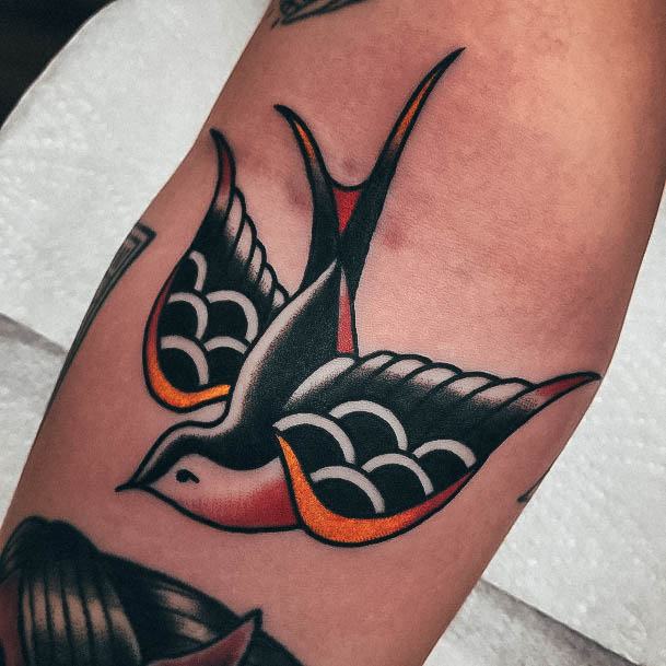 Swallow Tattoo Design Inspiration For Women