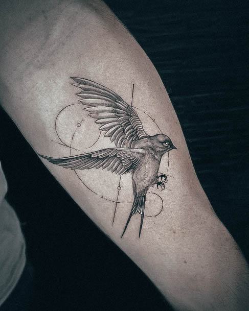 Swallow Womens Feminine Swallow Tattoos