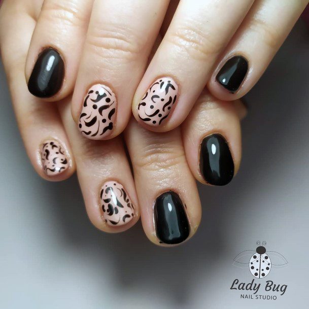 Sweet Black Short Nail Inspiration Cool Design Ideas For Ladies