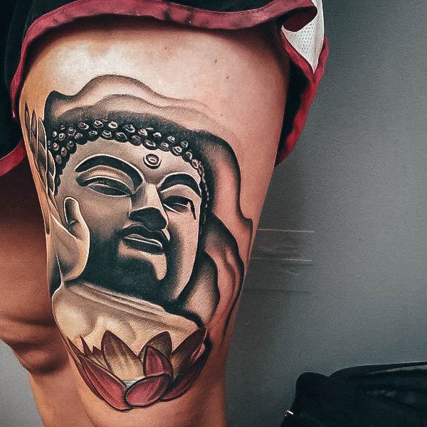 Sweet Buddha Tattoo Designs For Girls