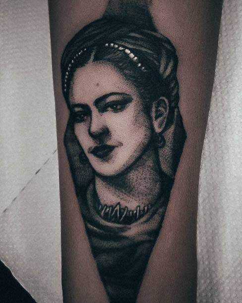 Sweet Frida Tattoo Designs For Girls