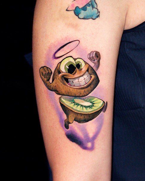 Sweet Kiwi Tattoo Designs For Girls