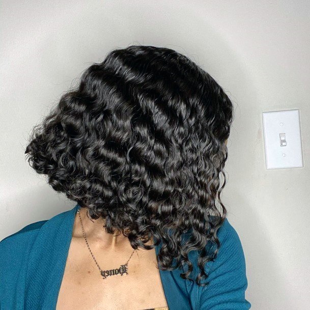 Sweet Natural Curly Bob Hairstyles For Black Women