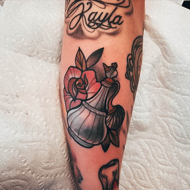 Sweet Perfume Tattoo Designs For Girls