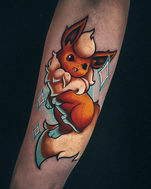 Sweet Pokemon Tattoo Designs For Girls