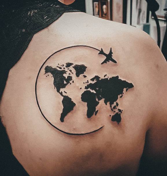 Sweet Travel Tattoo Designs For Girls