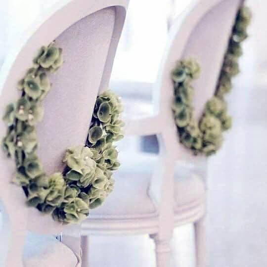 Sweet Unique Chair Floral Inspirational Wedding Decorations