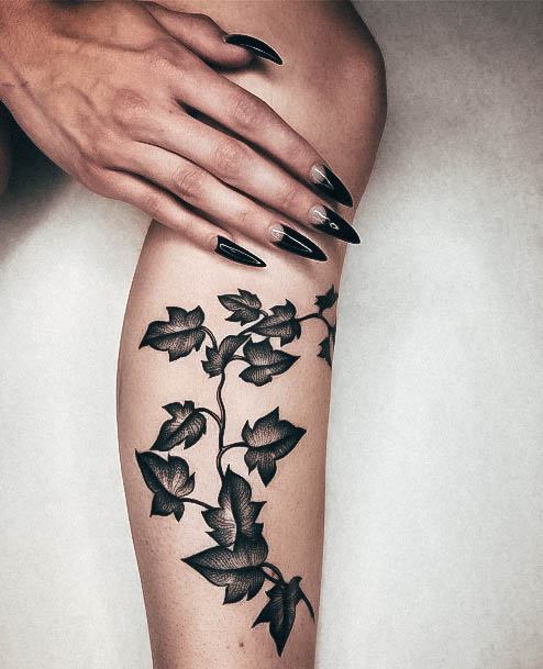 Sweet Vine Tattoo Designs For Girls