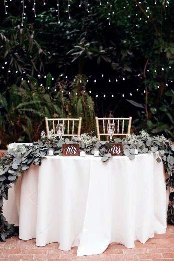 Sweet Wedding Head Table Decor