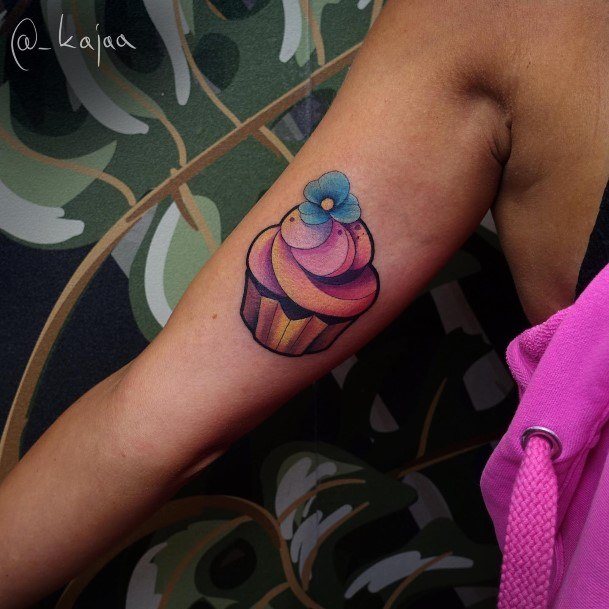 Sweet Womens Feminine Baking Tattoos