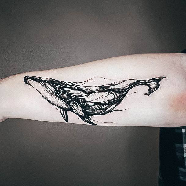 Sweet Womens Feminine Whale Tattoos