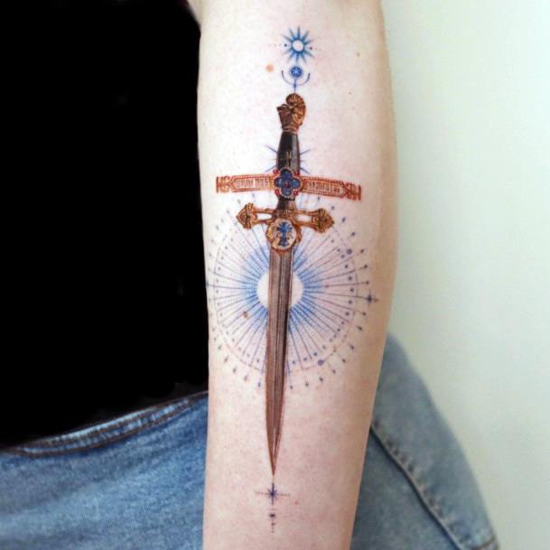 Sword Tattoos Feminine Ideas