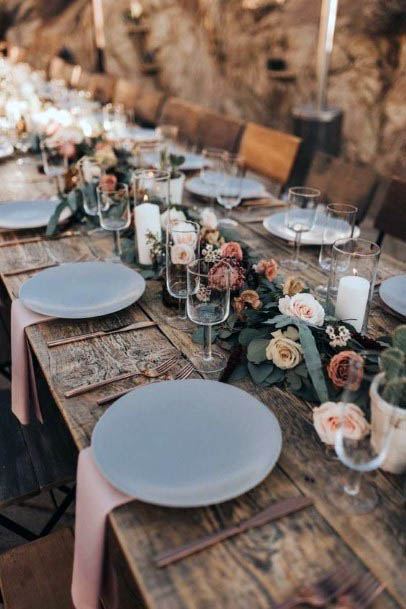 Table Decor Rustic Wedding Flowers