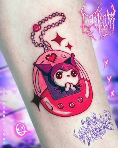 Tamagotchi Womens Feminine Tamagotchi Tattoos