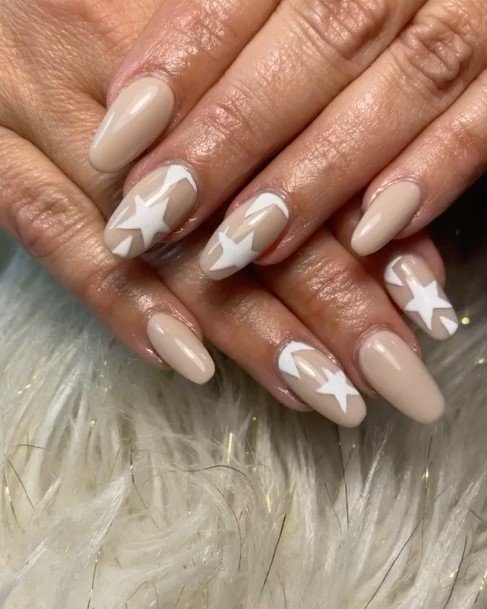 Tan Female Nail Designs