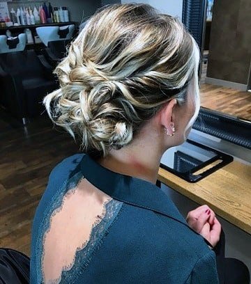 Tangled Chignon Women Hairstyle