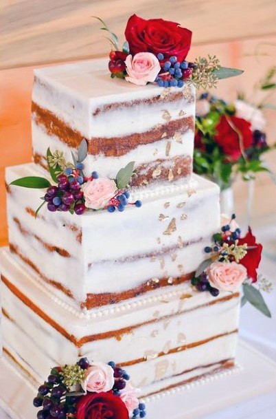 Tantalizing Square Wedding Cakes