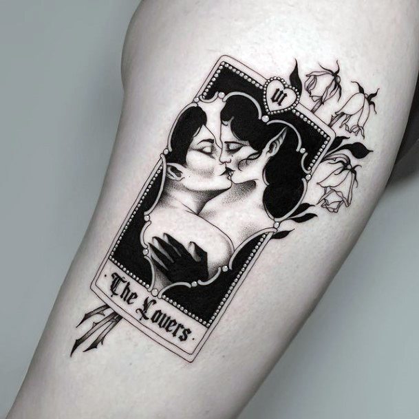 Tarot Card Tattoo Feminine Designs