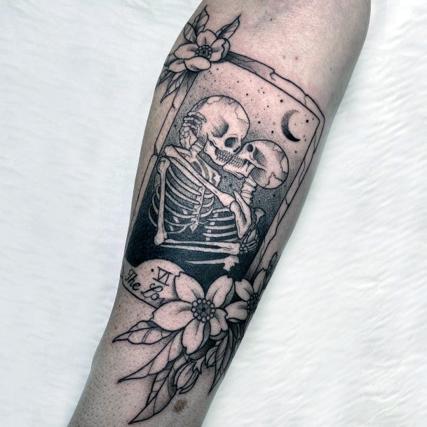 Tarot Card Womens Tattoo Ideas