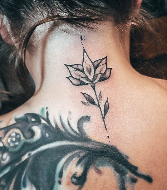 Tattoo Ideas Back Of Neck Design For Girls