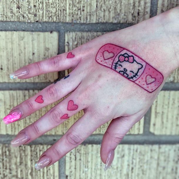 Tattoo Ideas Bandaid Design For Girls