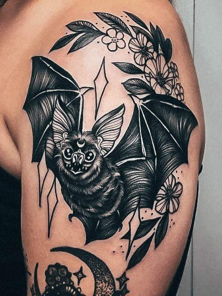 Tattoo Ideas Bat Design For Girls