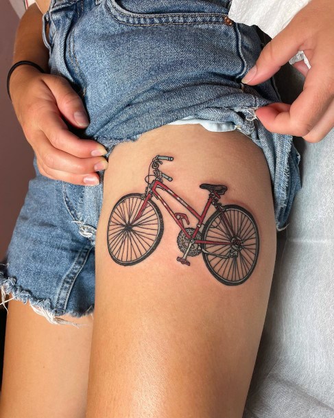 Tattoo Ideas Bicycle Design For Girls