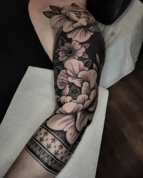 Tattoo Ideas Blackout Design For Girls