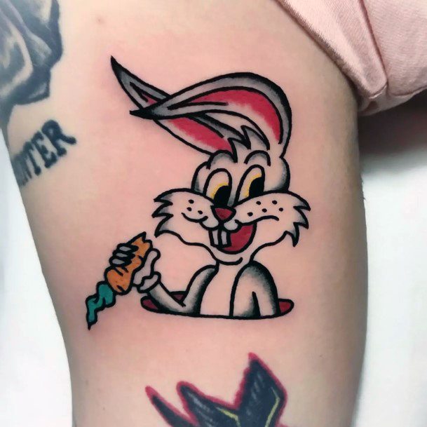 Tattoo Ideas Bugs Bunny Design For Girls