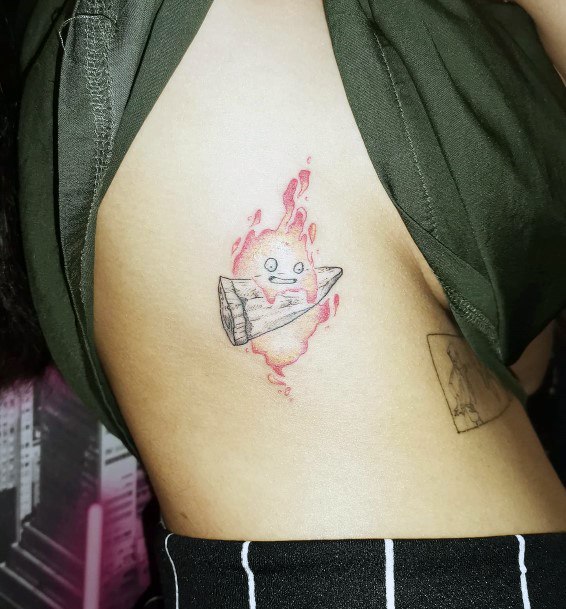 Tattoo Ideas Calcifer Design For Girls
