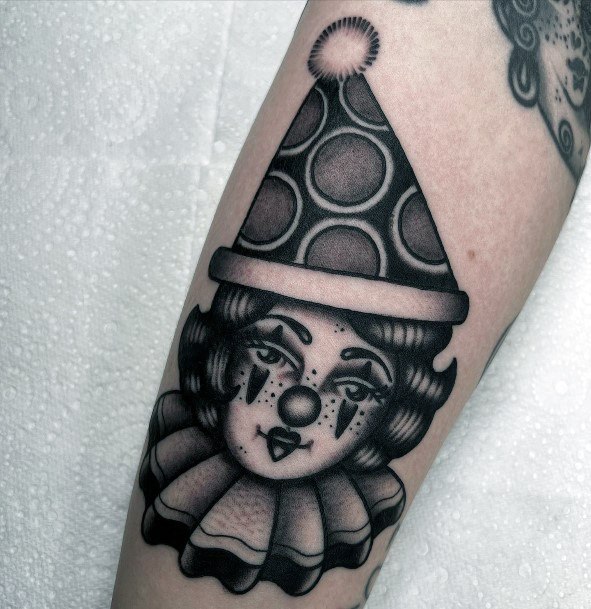 Tattoo Ideas Clown Design For Girls