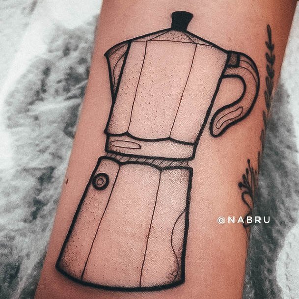 Tattoo Ideas Coffee Pot Design For Girls