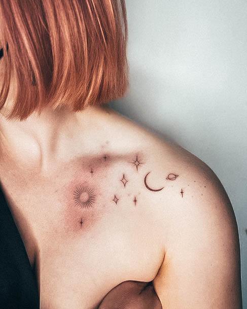 Tattoo Ideas Constellation Design For Girls