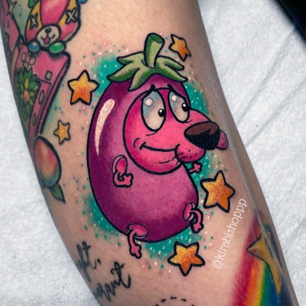 Tattoo Ideas Courage The Cowardly Dog Design For Girls