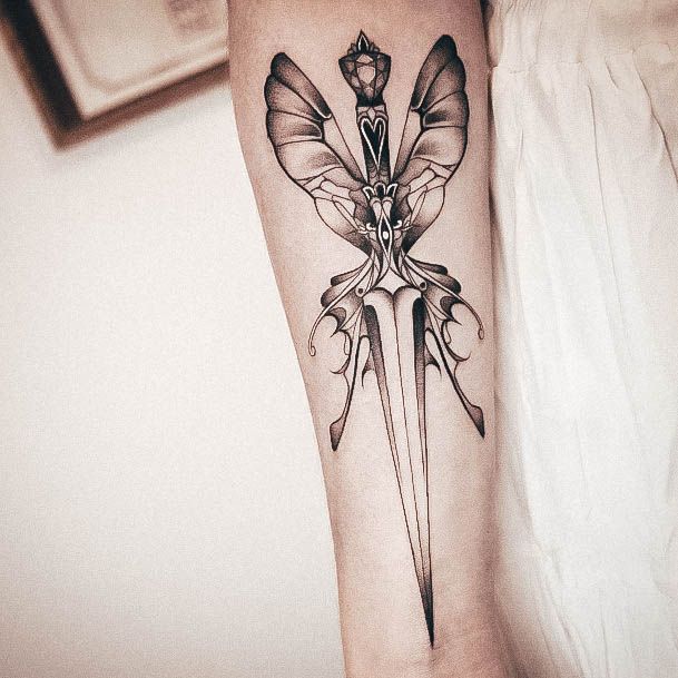 Tattoo Ideas Dagger Design For Girls