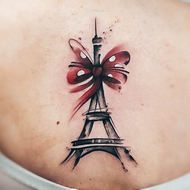Water color Eiffel Tower tattoo by tattoosbyandrea watercolortattoo  watercolor wanderlust tattoosbyandrea  Small tattoos Paris tattoo  Travel tattoo small