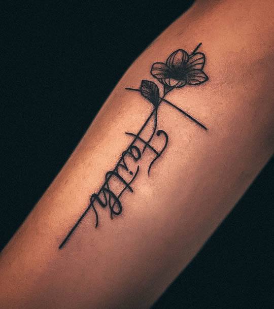 Tattoo Ideas Faith Design For Girls