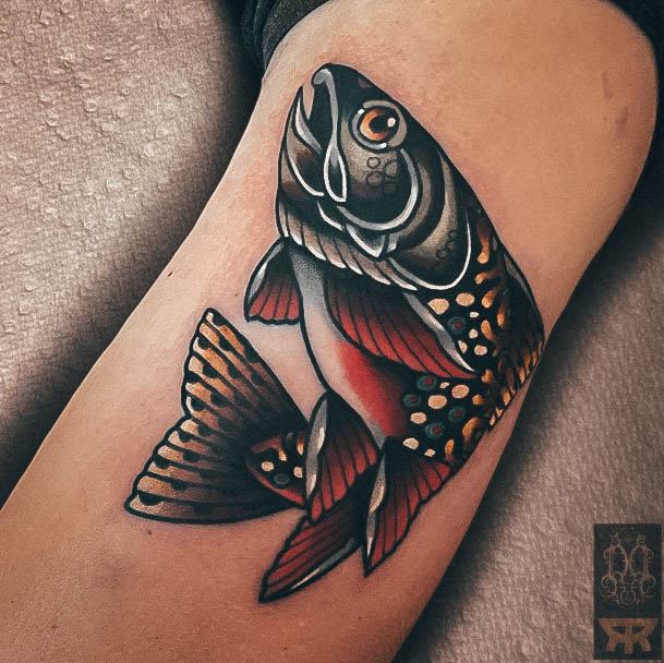 Tattoo Ideas Fishing Design For Girls