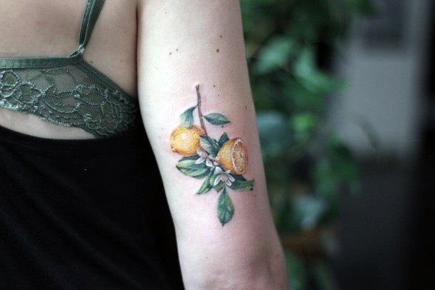 Tattoo Ideas Fruit Design For Girls