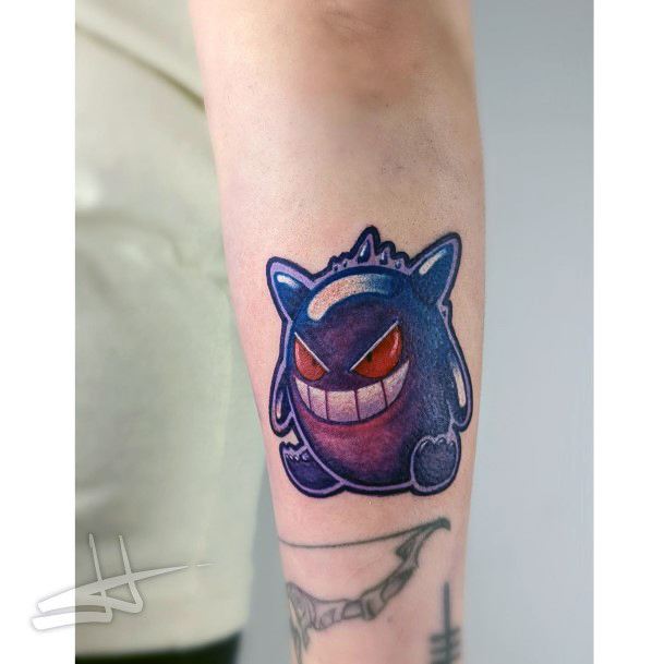 Tattoo Ideas Gengar Design For Girls