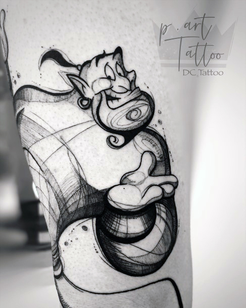 Tattoo Ideas Genie Design For Girls