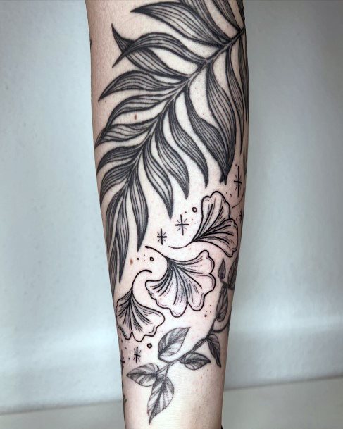 Tattoo Ideas Ginkgo Design For Girls