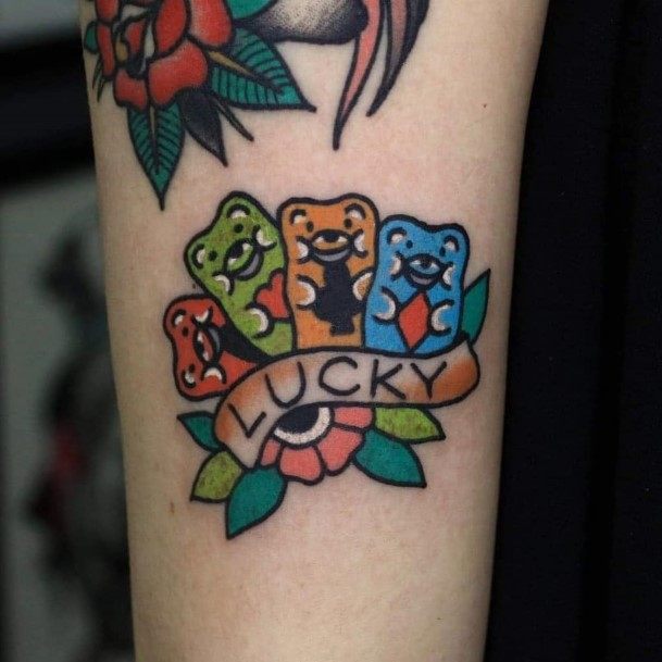 Tattoo Ideas Gummy Bear Design For Girls