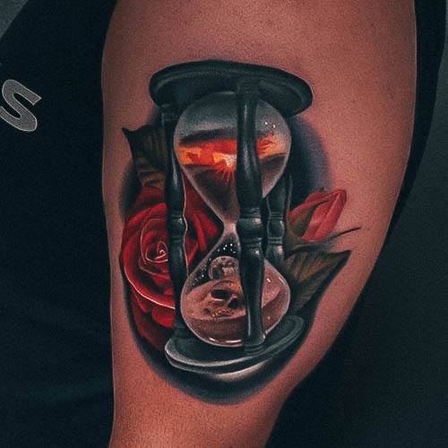 Tattoo Ideas Hourglass Design For Girls